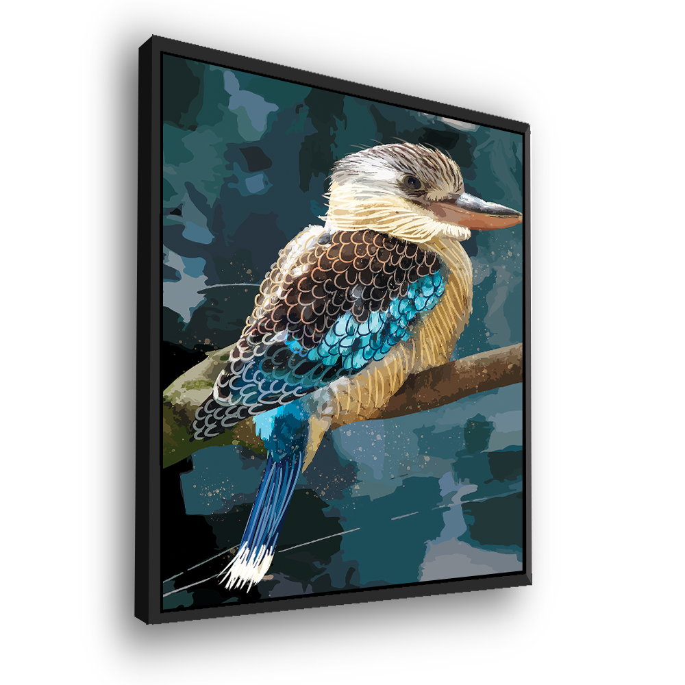 Blue Winged Kookaburra Wall Art by Modern Prints