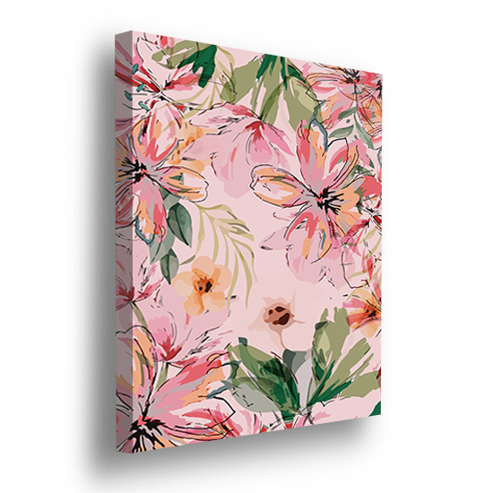 Scattered Pink Wall Art by Modern Prints Modern Prints