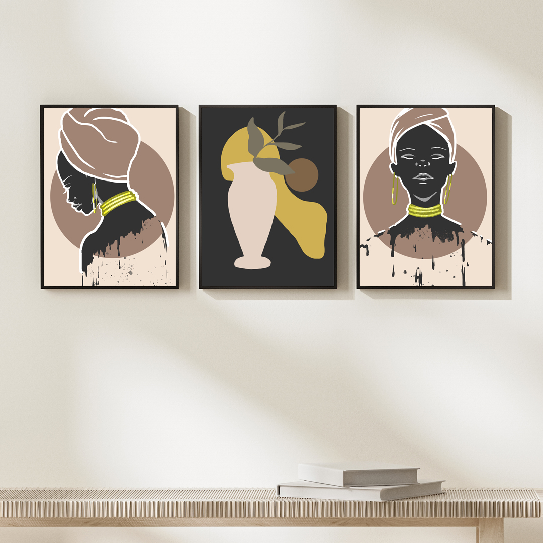 Dripping Beauty Set of 3 - Modern Prints